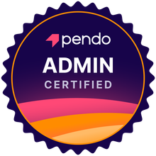 Pendo Admin Certified badge